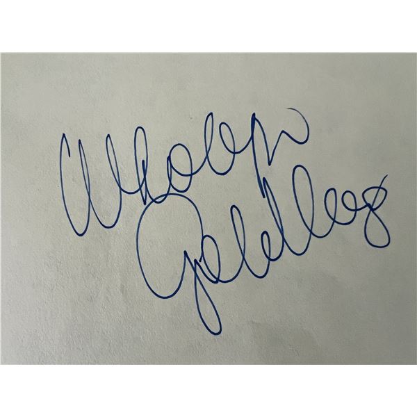 Comedian Whoopi Goldberg autograph