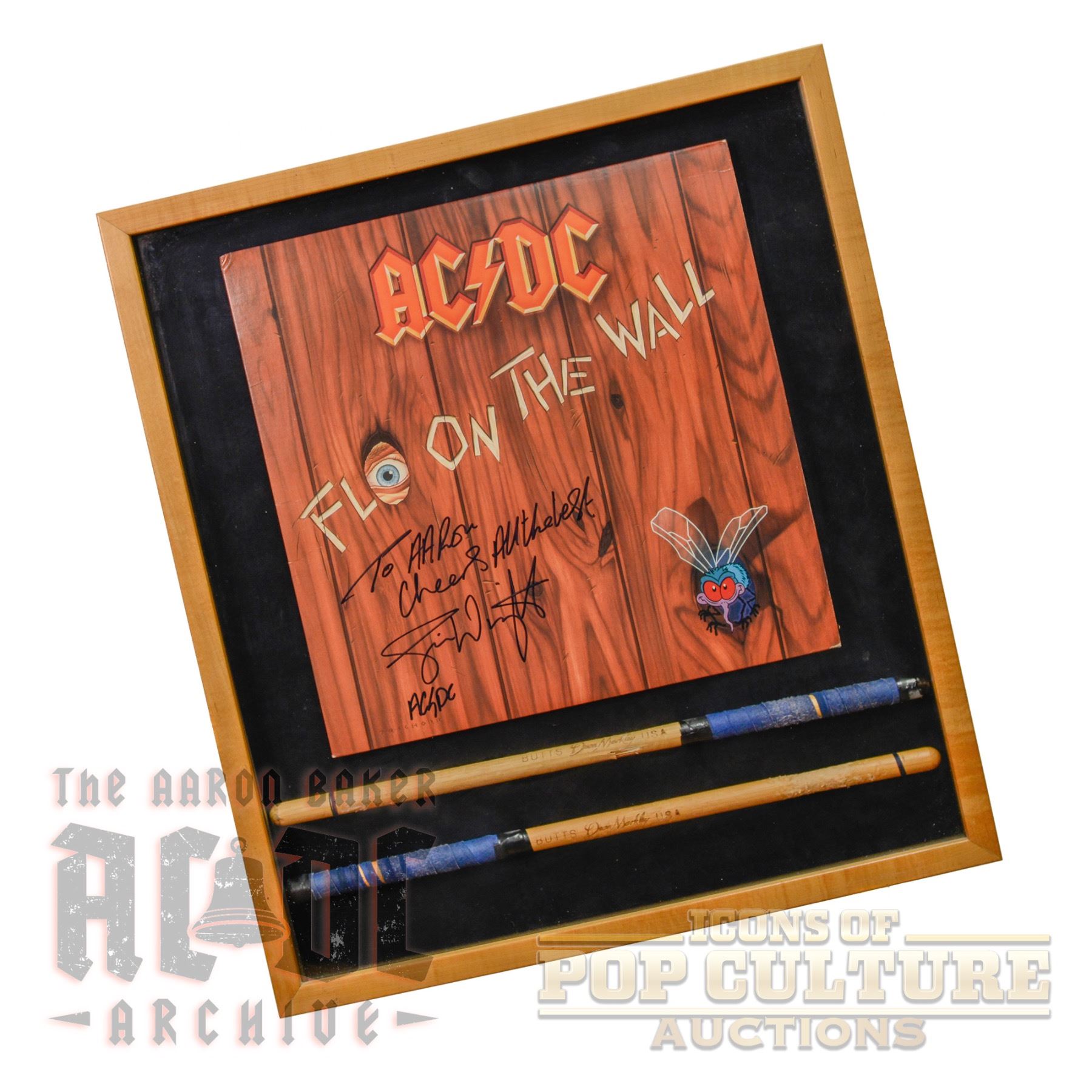 AC/DC - Simon Wright's Stage Used Drumsticks - 3161