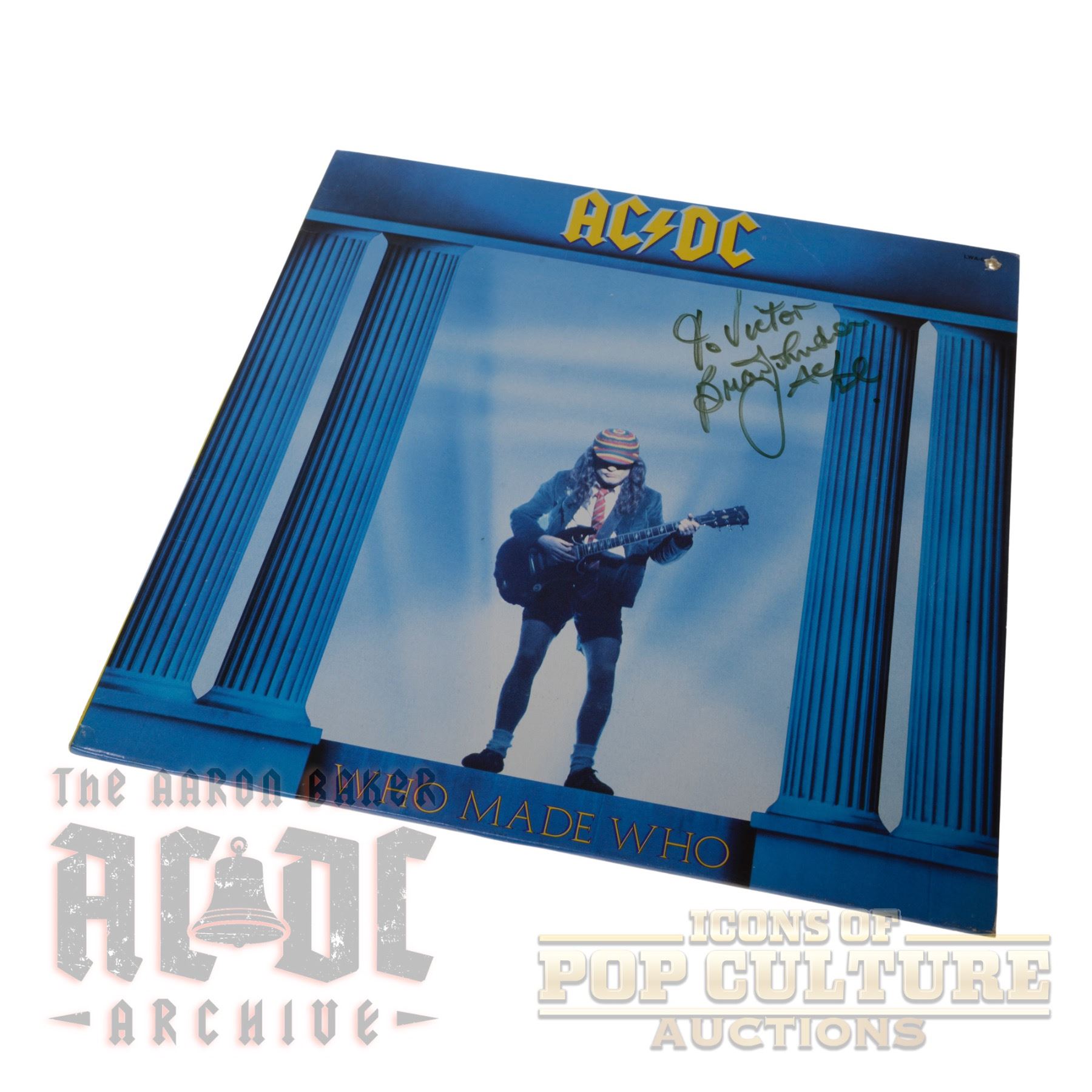 AC/DC - Rare autographed Mexican Release LP 