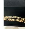 Image 2 : 14K Gold plated 9MM Cuban link necklace 19.5 " long