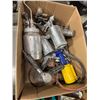 Image 1 : Box of auto body tools, sprayers, etc.