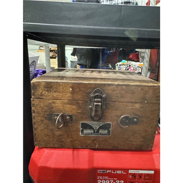 Antique wood box
