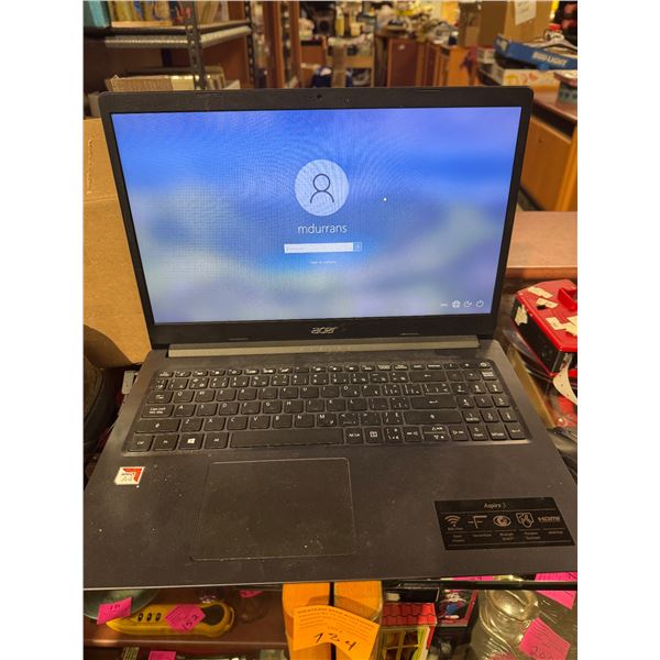 Acer laptop password locked