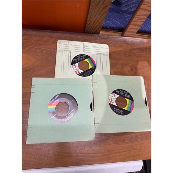 Patsy Cline records  45's