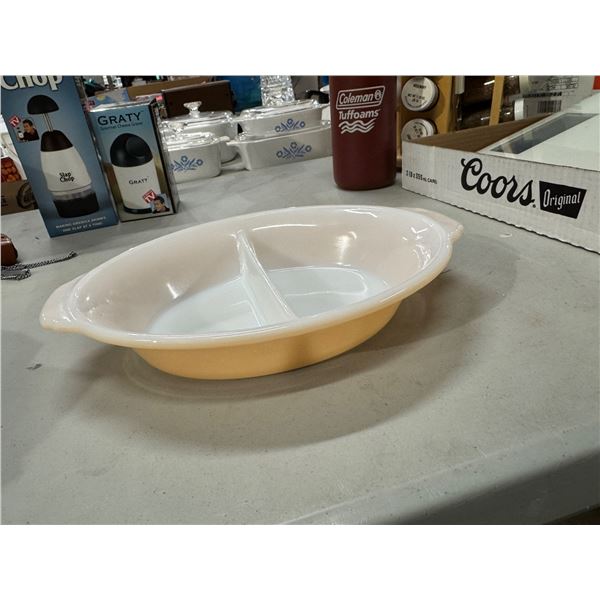 Pyrex divided dish