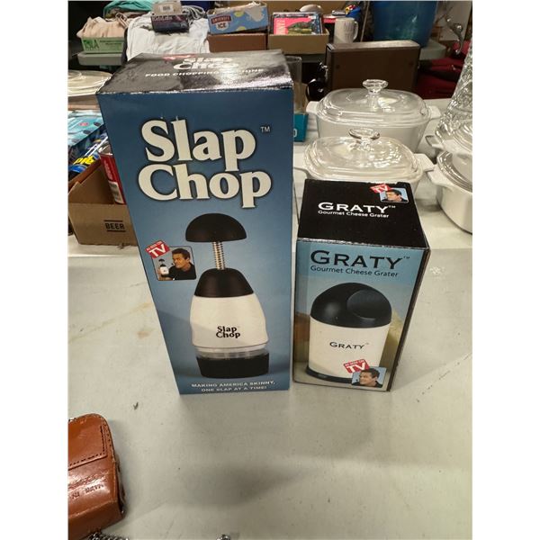 Slap chop and cheese grater