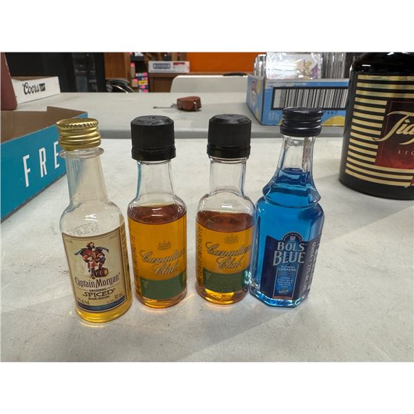 Bottles and contents