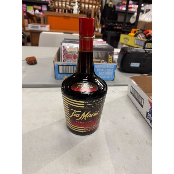 Tia Maria bottle and contents sealed