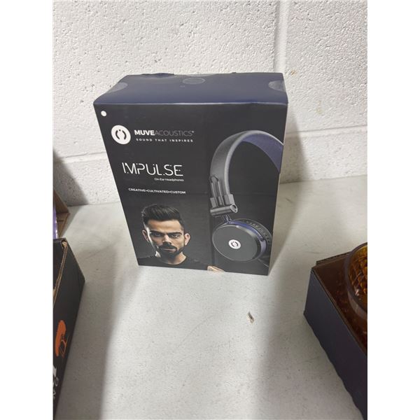 Impulse over the head earphones