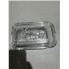 Image 1 : Glass butter dish