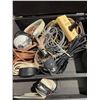 Image 2 : Case with headphones and assorted cords, etc.