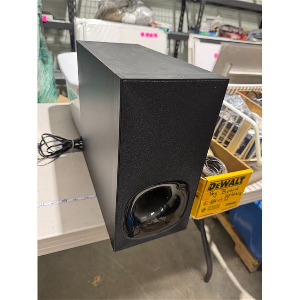 Sony subwoofer tested working