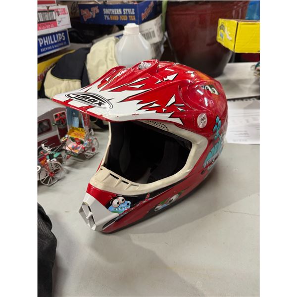 G MAX Youth Small Red DOT Approved Motocross Helmet Great condition