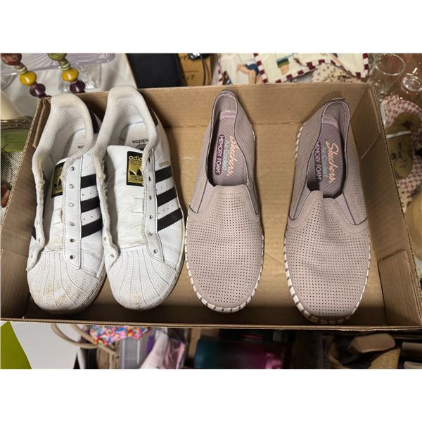 Adidas shoes size 4.5 and sketchers