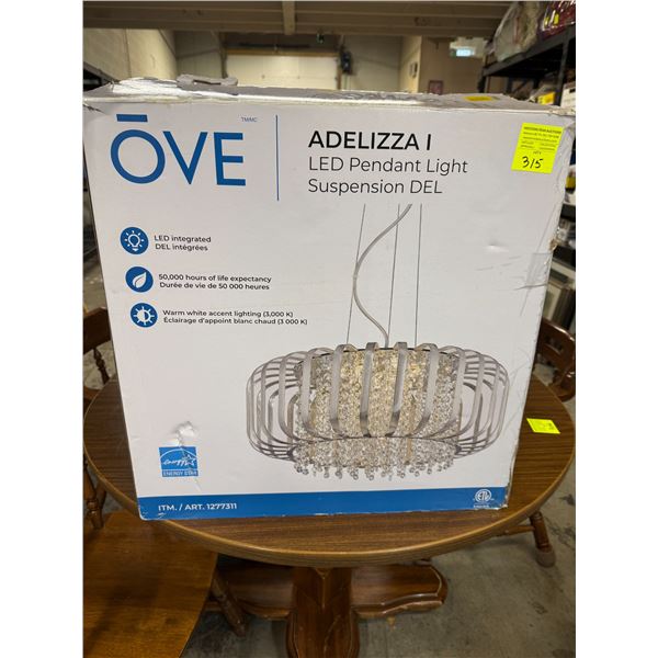 LED pendant light