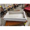 Image 1 : wood tray, rustic