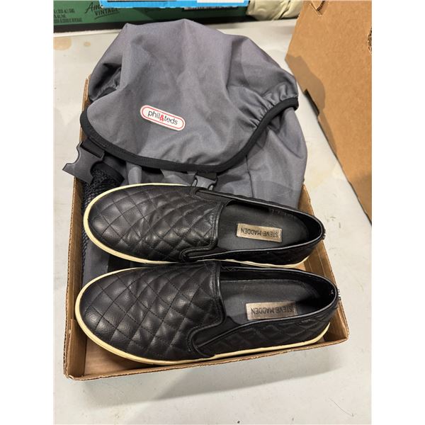 Size 9 shoes and a bag Phil & Ted's
