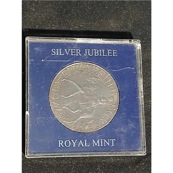 Silver jubilee coin