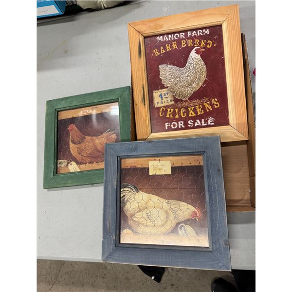 Chicken wall decor