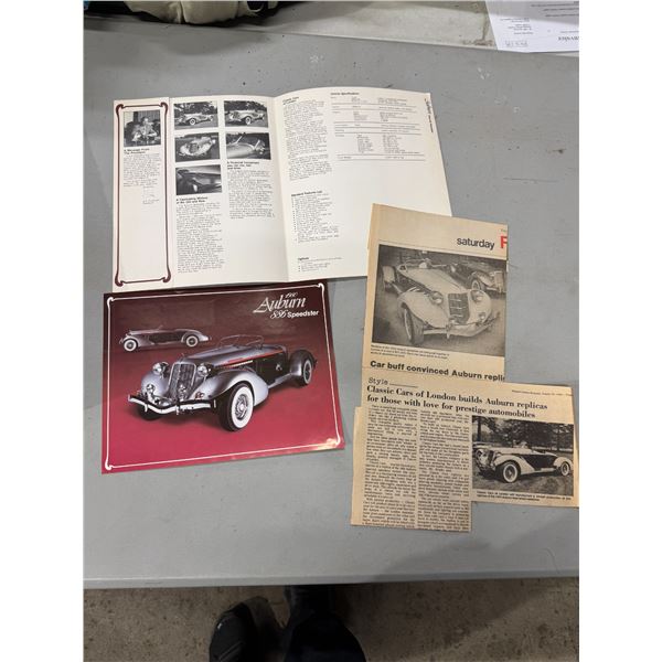 Auburn 886 Speedster advertisements