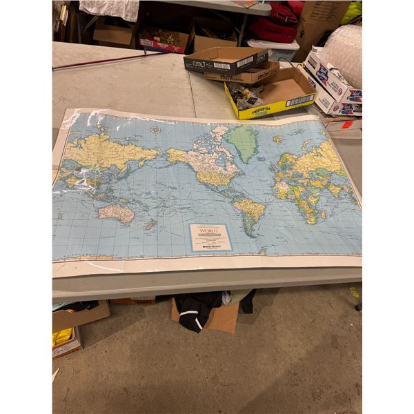 Rand McNally world map