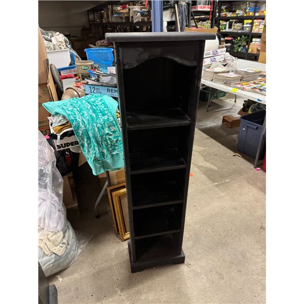 Shelf measures 14 1/4" x 7" x 50.5 tall