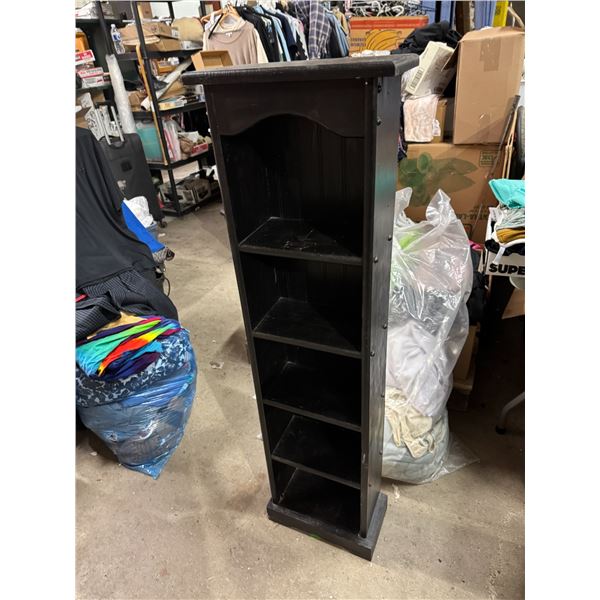 Shelf measures 14 1/4" x 7" x 50.5 tall