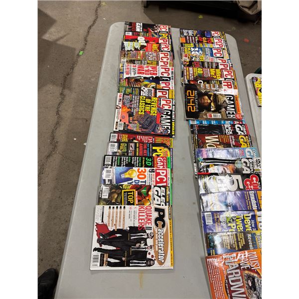 PC gamer magazines