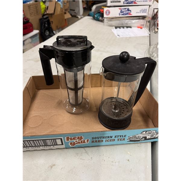 Bodum and tea maker