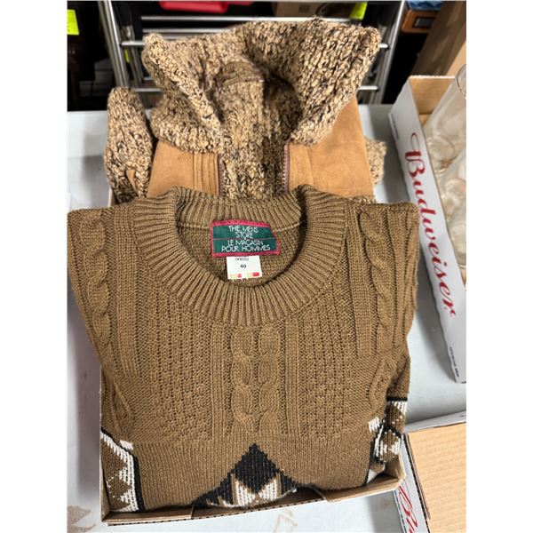 Tundra, wool  sweater and other