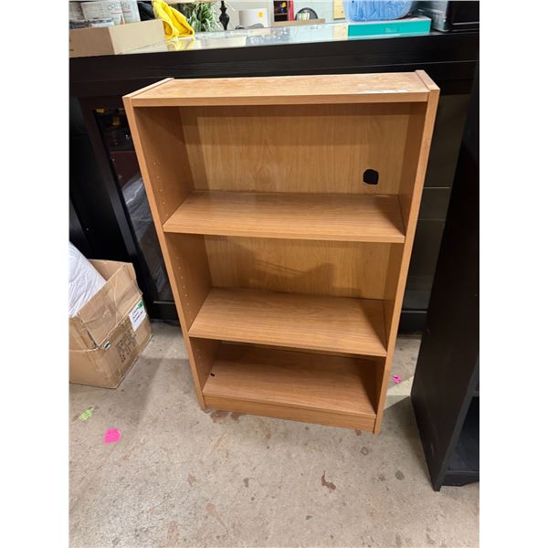 Shelf 24" x 9" x 39 and three-quarter inches tall