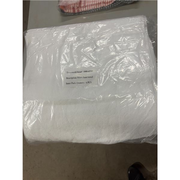 6 hand towels