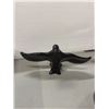 Image 1 : Pearlite stone craft carved eagle figuring 12 inches across