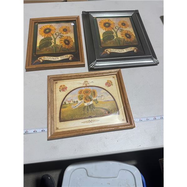 Sunflower wall hangings