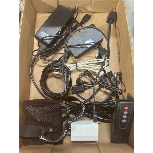 Assorted charging cords