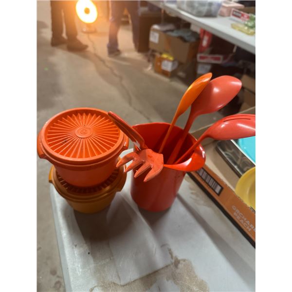 Tupperware, and other items