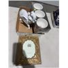 Image 1 : Elephant, decor, bowls, and photo frame