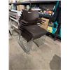 Image 1 : 6 stacking office chairs