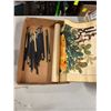 Image 1 : Chopsticks, and artwork