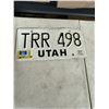 Image 1 : Utah license plate
