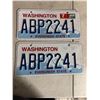 Image 1 : Washington license plate