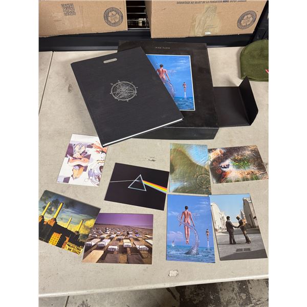 Pink Floyd book and postcards