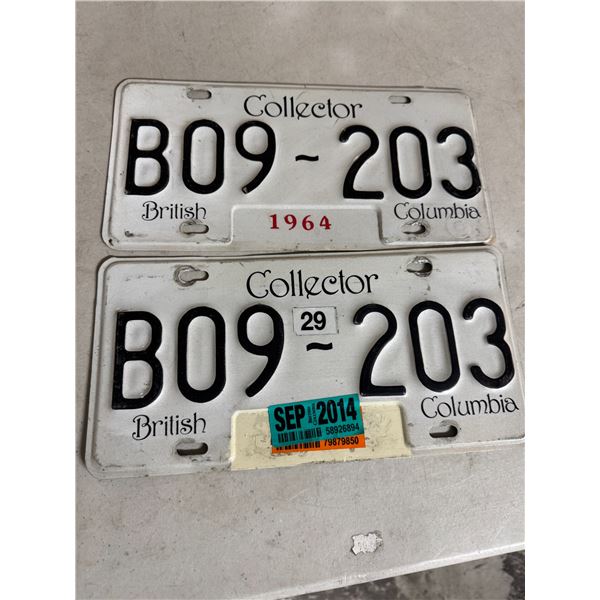 British Columbia Collector plate plates