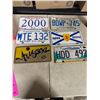 Image 1 : License plate plates
