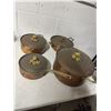 Image 1 : Copper pots (4)