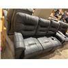 Image 1 : Leather power recliner couch
