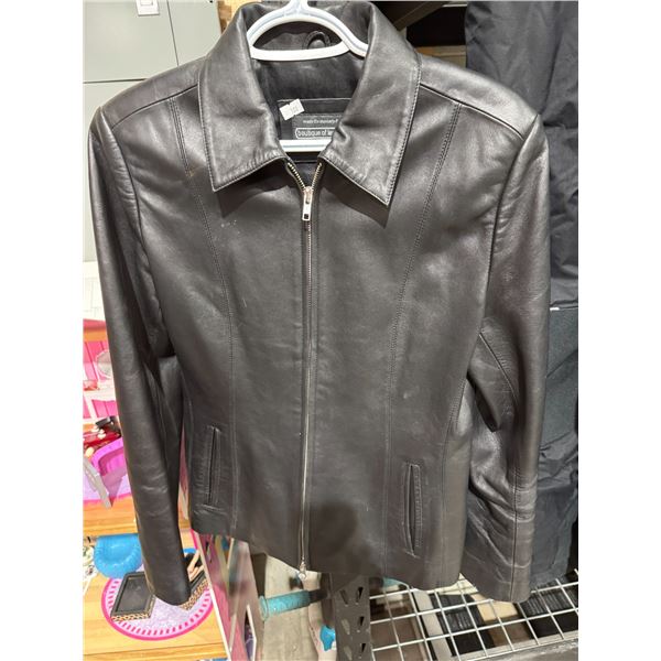 Boutique of leather jacket, size 8