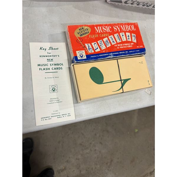 Music symbol flashcards