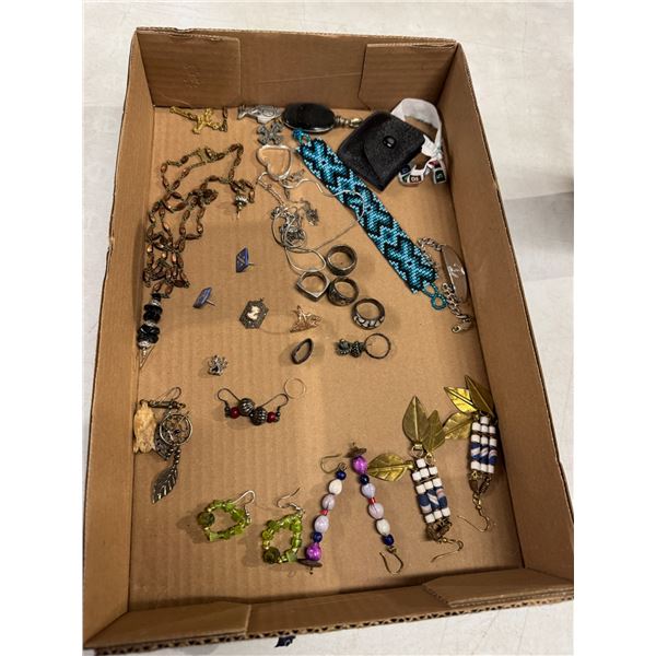 Assorted costume jewelry