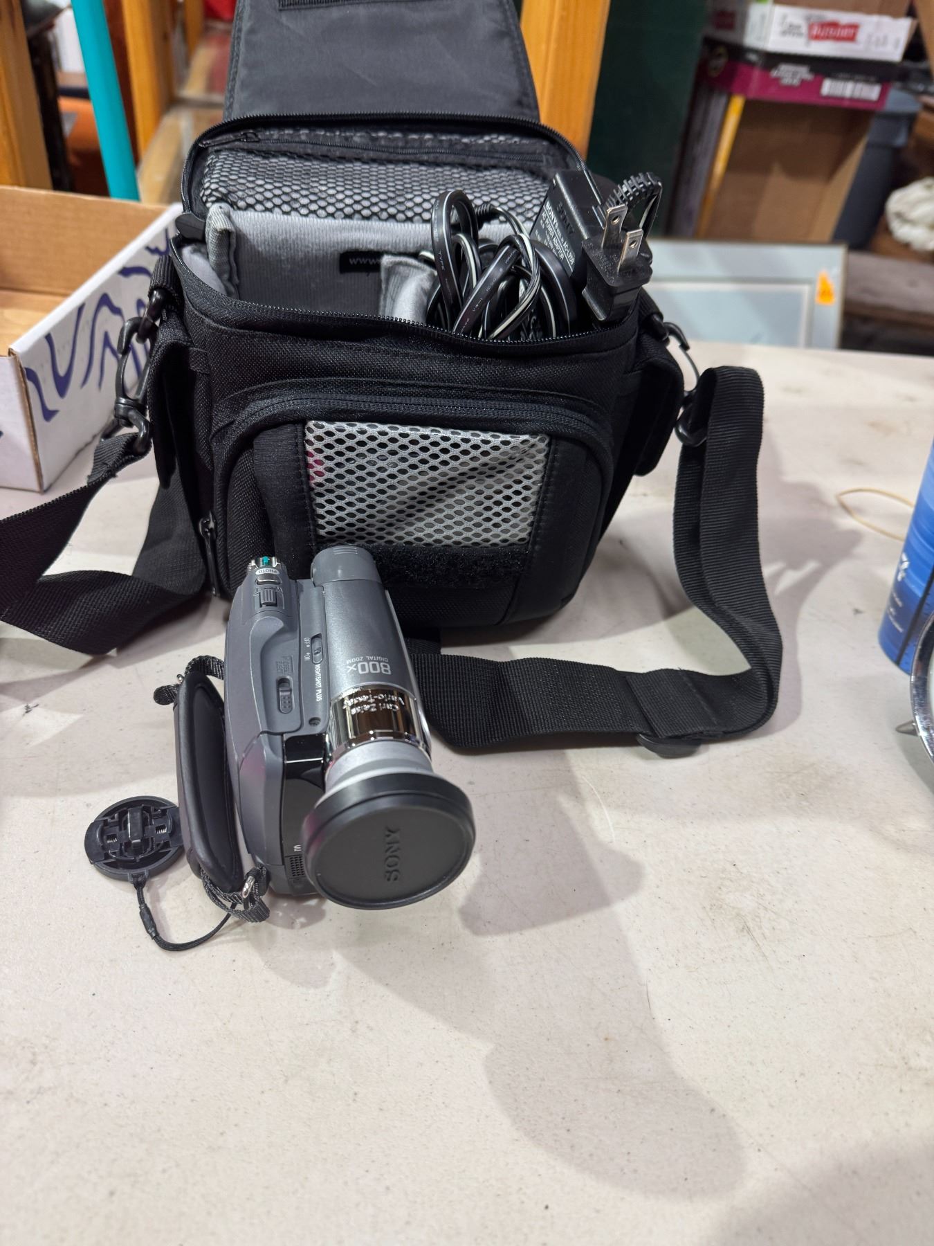 Sony hand cam wide lens video camera